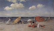 William Merritt Chase Seashore oil painting reproduction